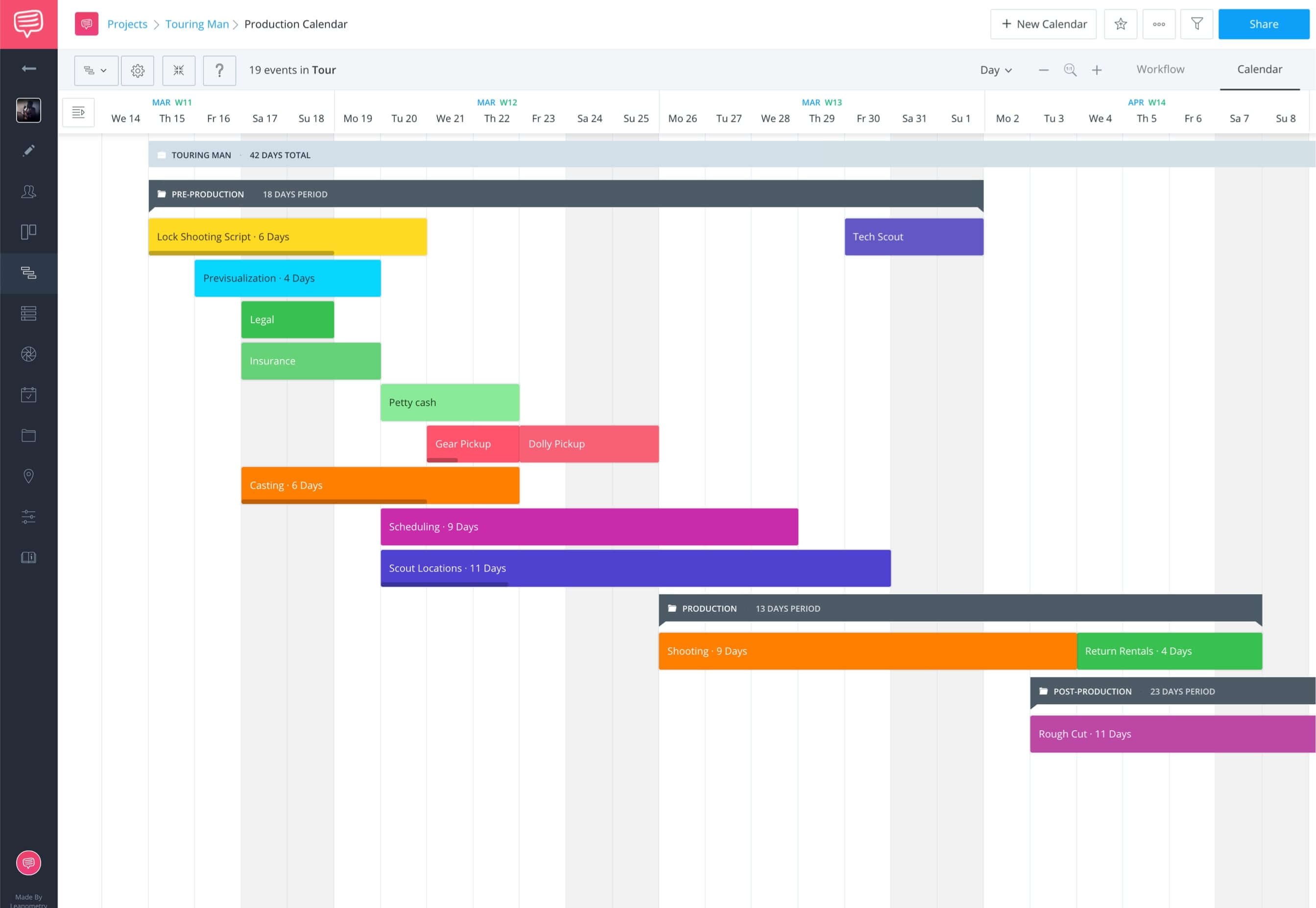 StudioBinder Free Production Calendar Software and Gantt Chart for Filmmakers StudioBinder Free Production Calendar Software and Gantt Chart for Filmmakers