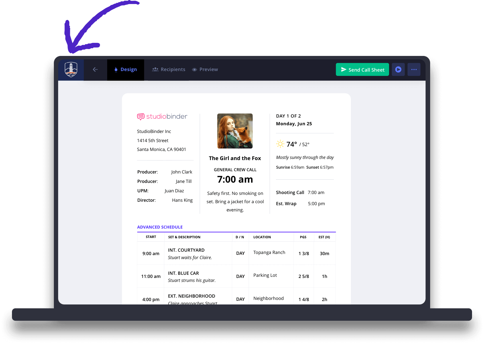 Match your school’s brand in studiobinder software Match your school’s brand in studiobinder software