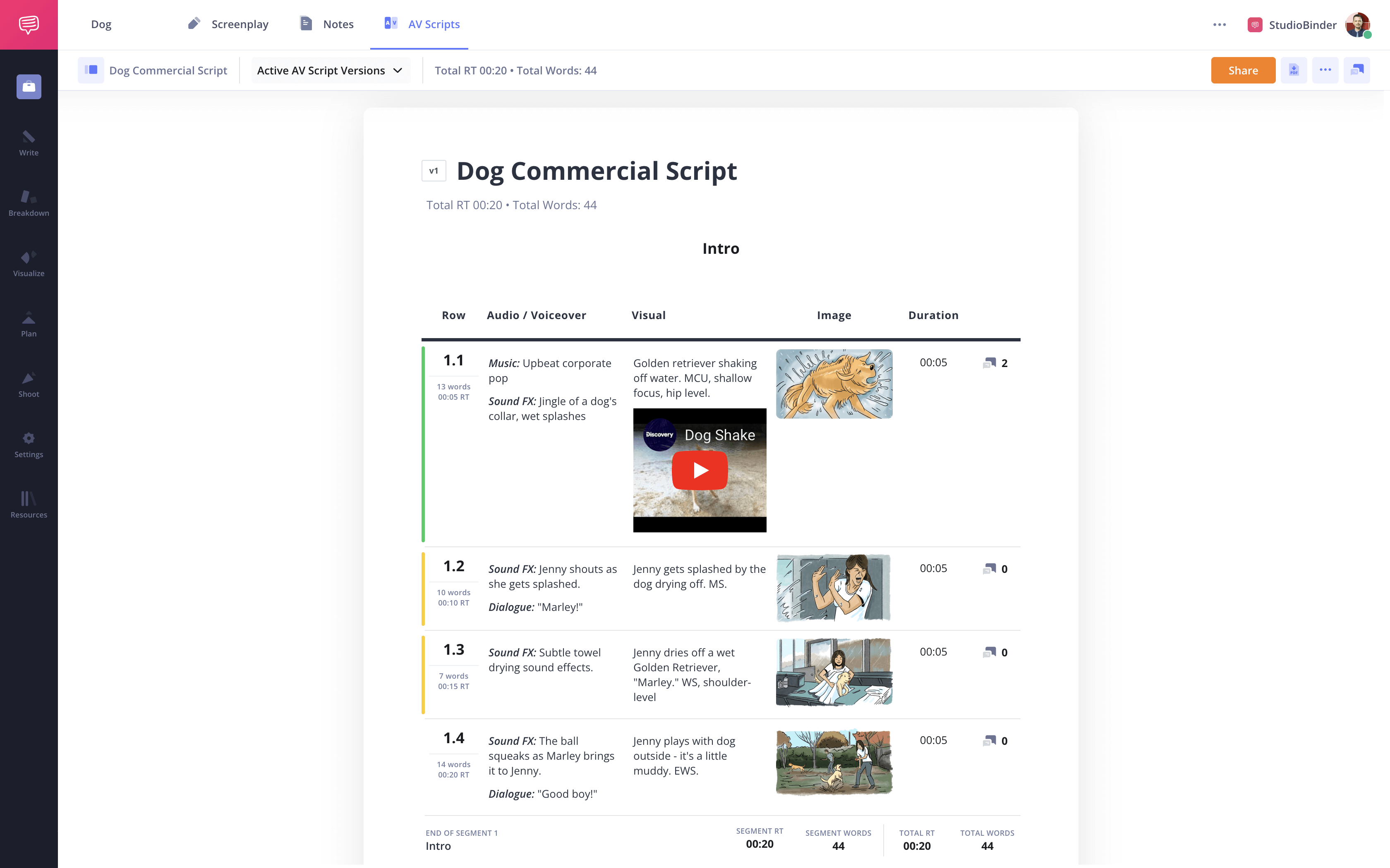 How to Write an AV Script AV Script Example StudioBinder AV Script Writing Software How to Write an AV Script AV Script Example StudioBinder AV Script Writing Software