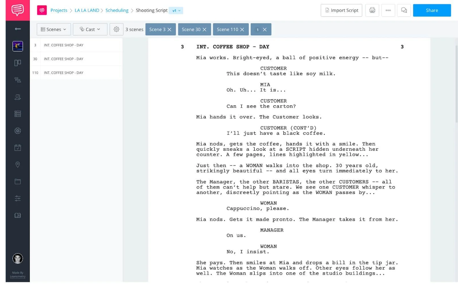 free-casting-websites-la-la-land-script-sides-studio-binder casting-websites-la-la-land-script-sides